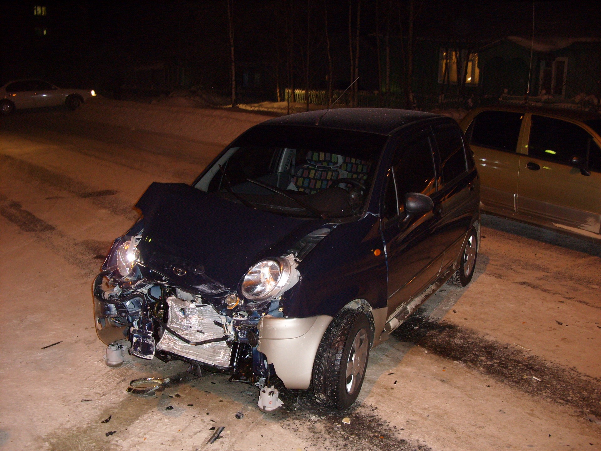 Хороший друг попал в ДТП — Daewoo Matiz (M100, M150), 1 л, 2007 года | ДТП  | DRIVE2