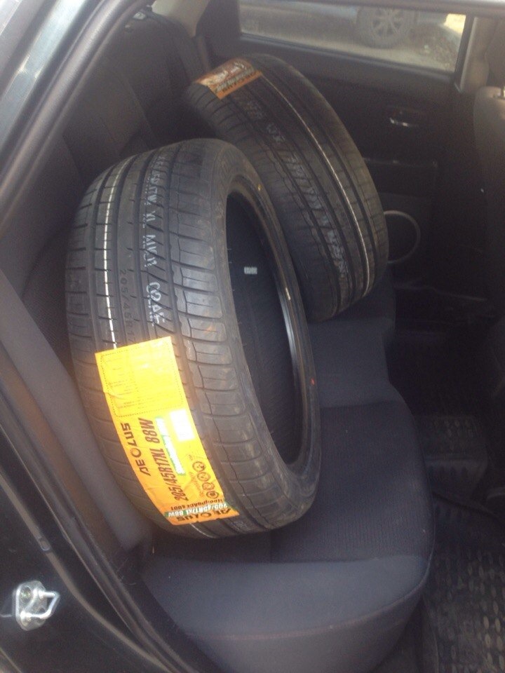 Прокол колеса на даче — Mazda 3 (1G) BK, 2 л, 2008 года | шины | DRIVE2