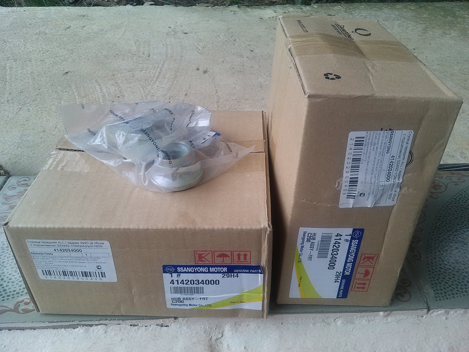 Замена ступичных подшипников ! — SsangYong Actyon (2G), 2 л, 2011 года ...