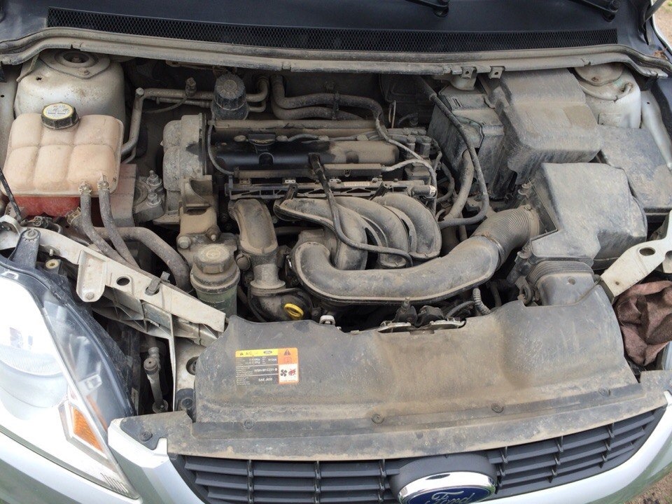 2.Чистка дроссельной заслонки и мытье двигателя(лайтовое) — Ford Focus ...