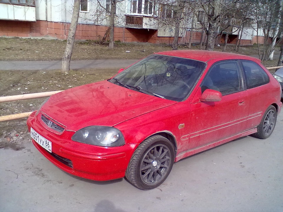 бампер — Honda Civic Hatchback (6G), 1998 года | своими руками | DRIVE2
