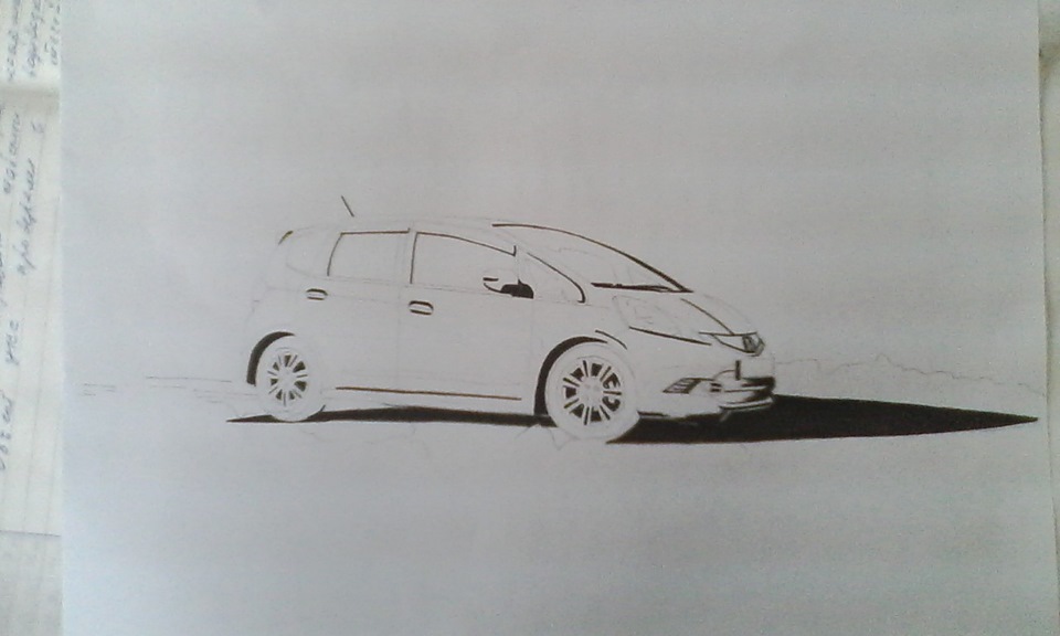 Рисунок Honda Fit. — DRIVE2