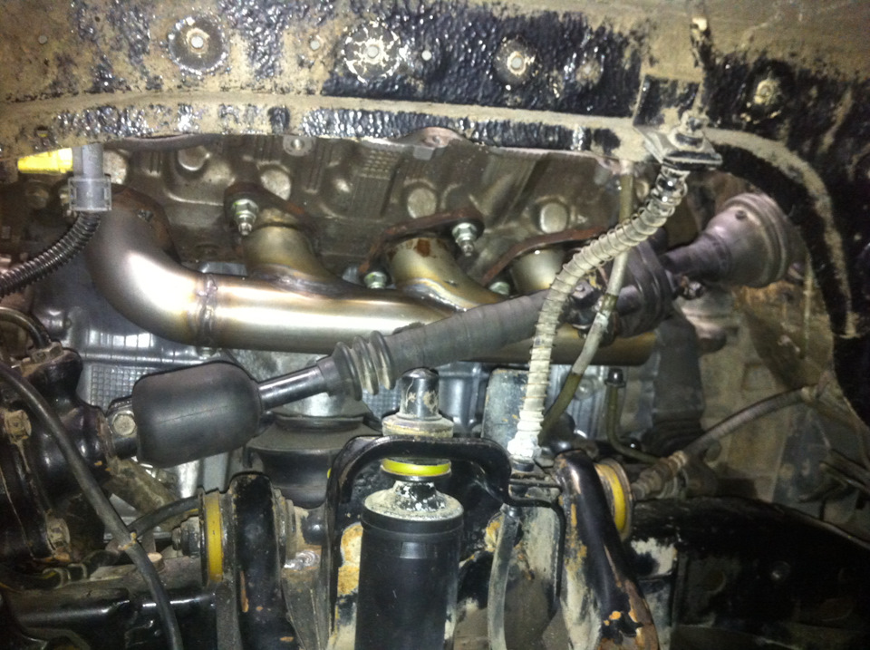 Выхлоп 1uz — Mitsubishi Pajero Sport (1G), 4 л, 2003 года | своими ...