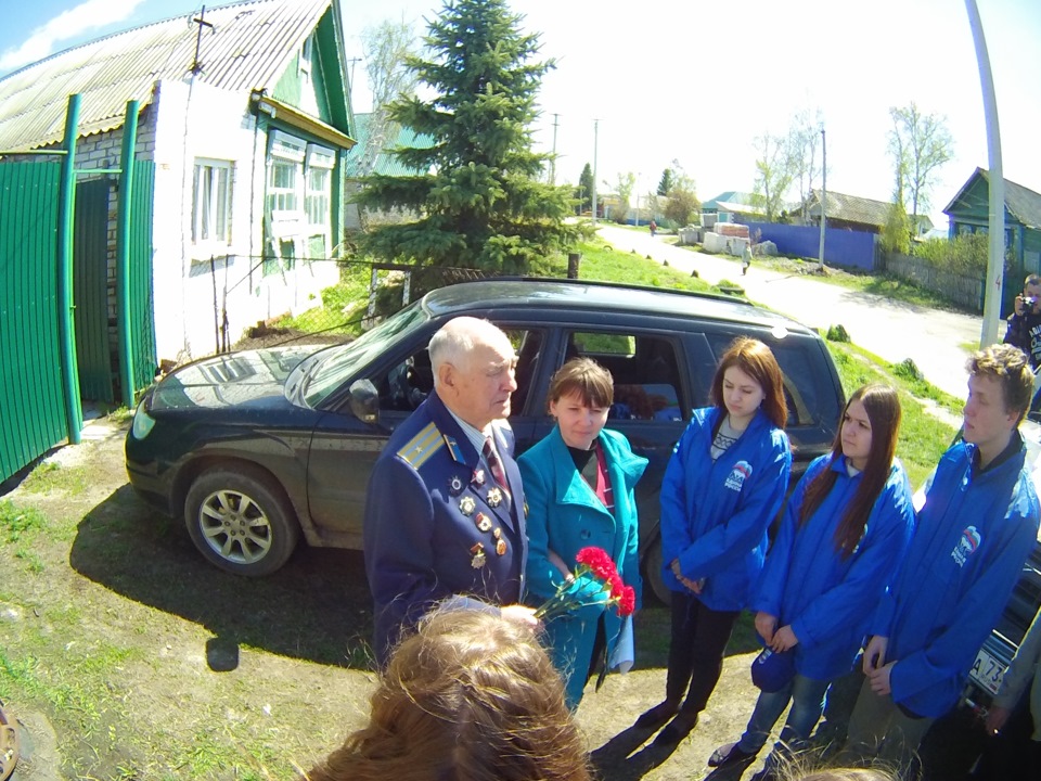 Поздравление Ветеранов ВОВ. Клуб УАЗ ПАТРИОТ Ульяновск. 8 мая 2014 года ...