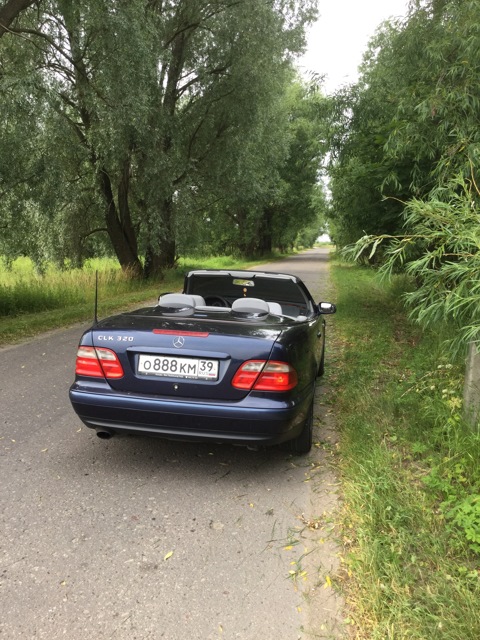 Мерседес-бенз CLK Cabriolet - глоток воздуха