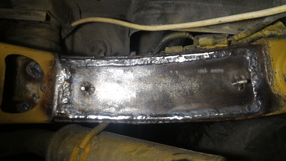 Заварил по периметру аргоном — Nissan Safari (Y60)