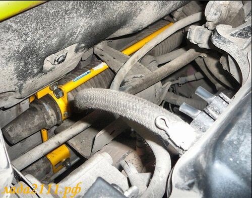 Усилитель щитка передка — Lada Приора хэтчбек, 1,6 л, 2009 года ...
