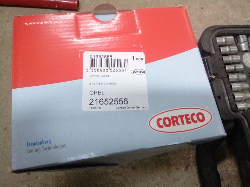 Задняя опора двигателя Corteco — Opel Astra G, 2 л, 2000 года | своими ...