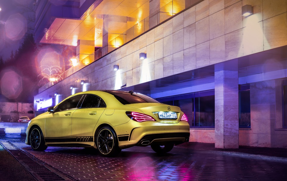 Mercedes CLA Green