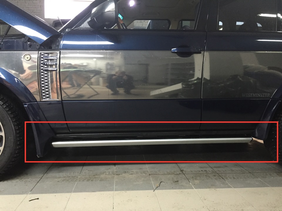 Порог для range rover 3