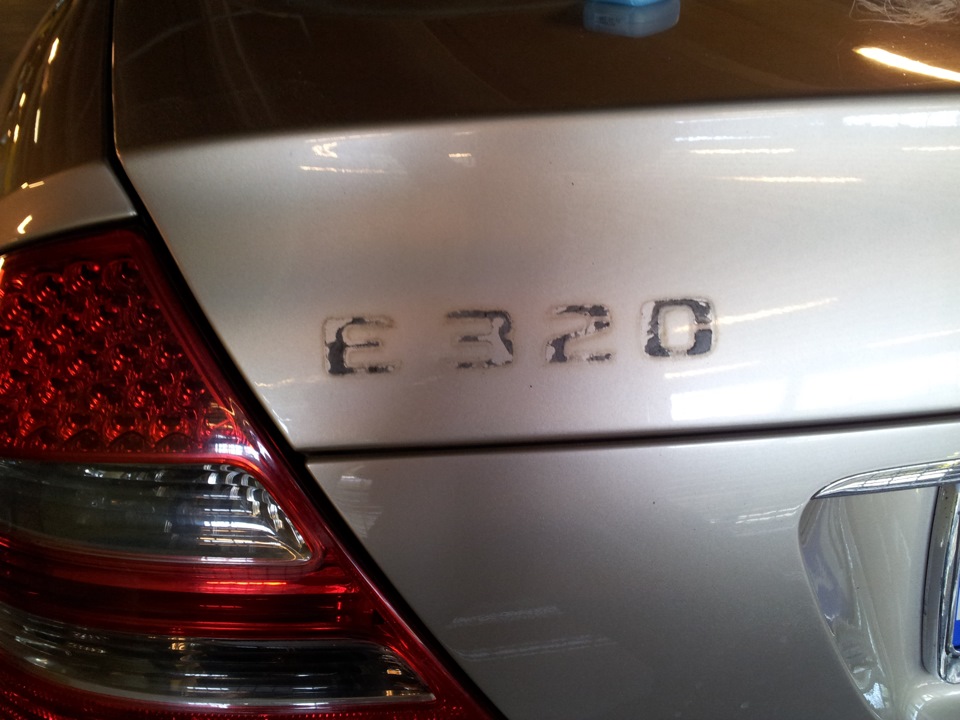 Debadging — Mercedes-Benz E-Class (W211), 3,2 л, 2003 года | просто так ...