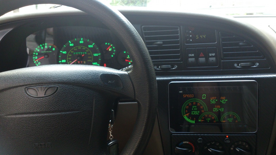 Установил планшет Nexus 7 как головное устройство — Daewoo Nubira II, 2 ...