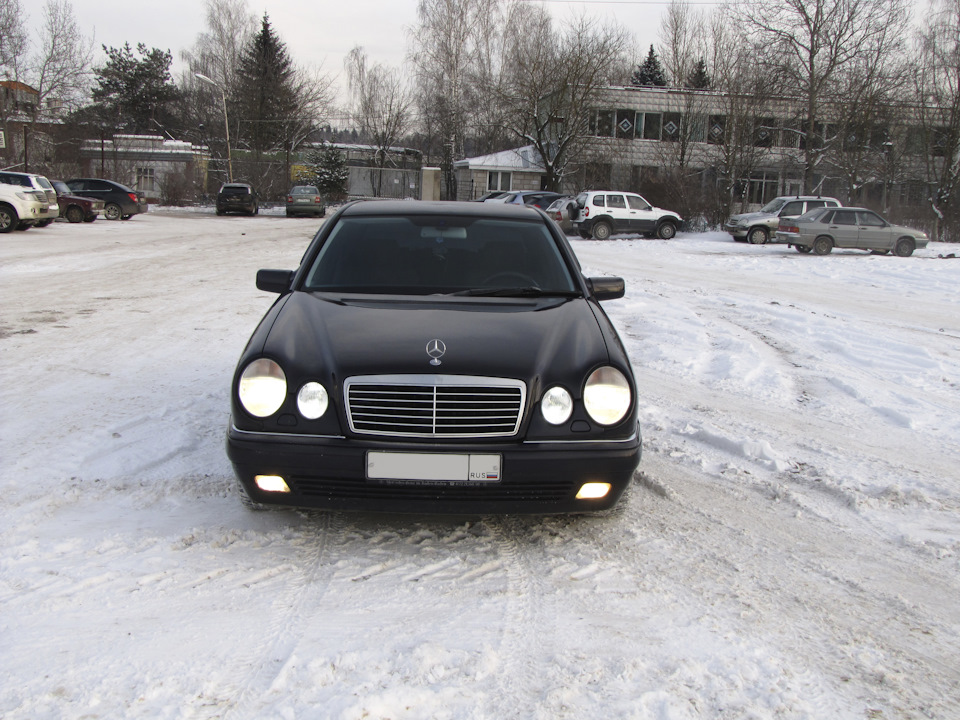 Mercedes Benz w210 зима