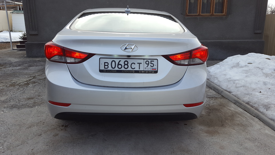 Задние габариты а-ля Hyundai Avante. — Hyundai Elantra (5G), 1,8 л ...