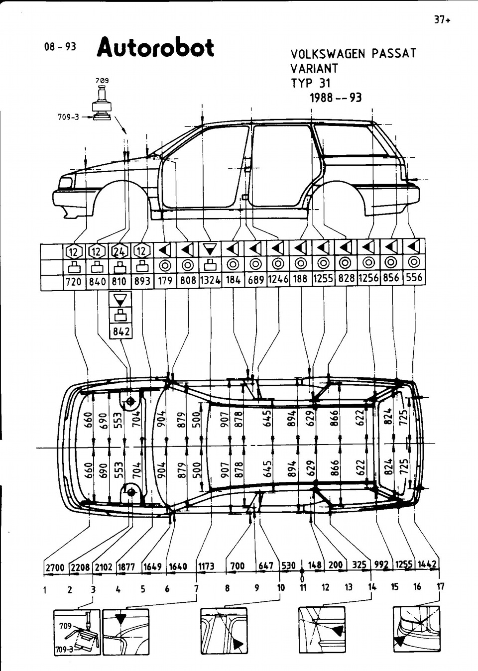 Размеры кузова volkswagen b3 — Volkswagen Passat Variant (B3), 1,8 л, 1991  года | другое | DRIVE2