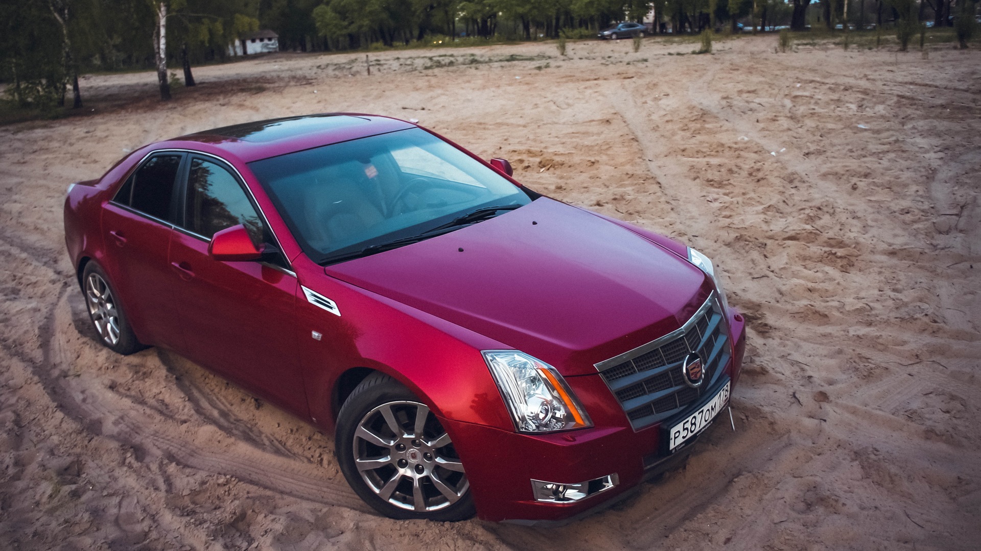 Cadillac CTS 2008 Red