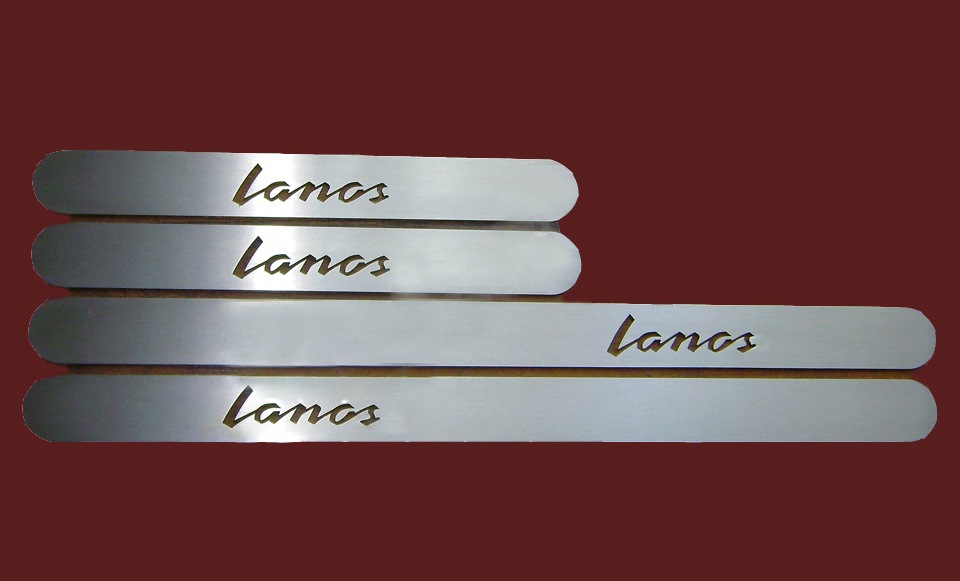 накладки на пороги — Daewoo Lanos, 1,5 л, 2007 года | тюнинг | DRIVE2