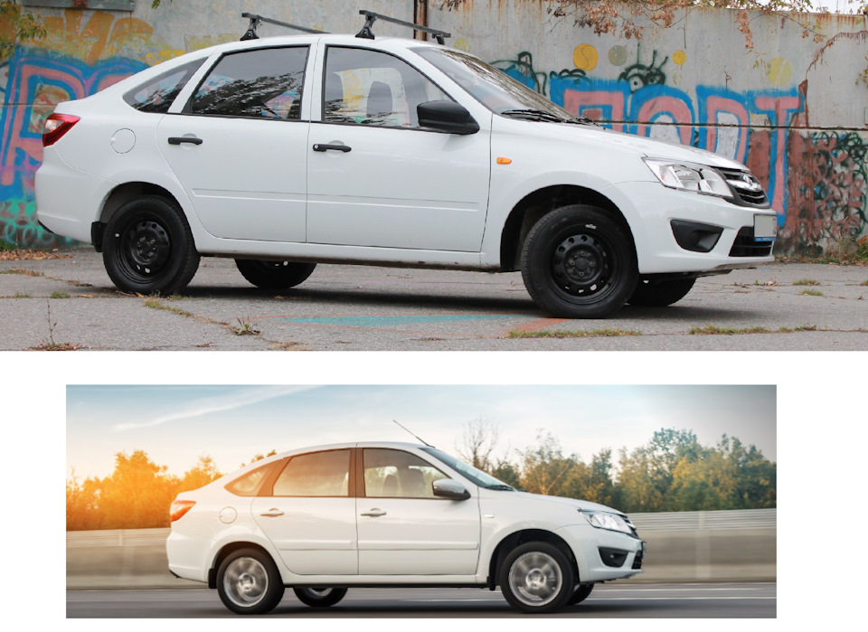 Стойки дверей — в черный цвет. — LADA Гранта лифтбек, 1,6 л., 2015 года ...