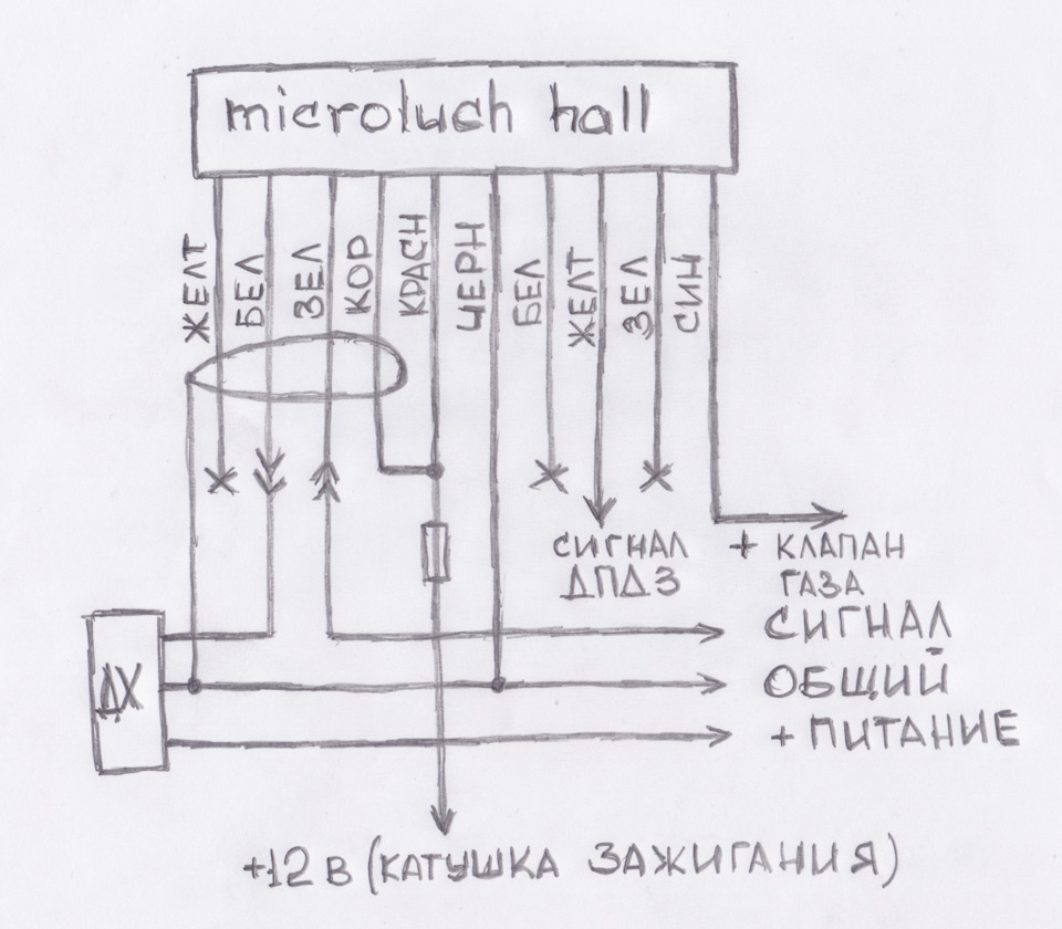 Установка вариатора УОЗ микролуч холл на Digifant, двигатель 2E ...