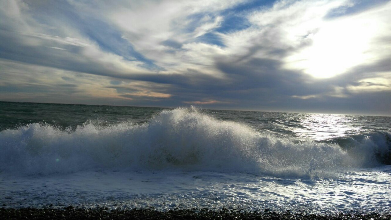 Сочи холодное море