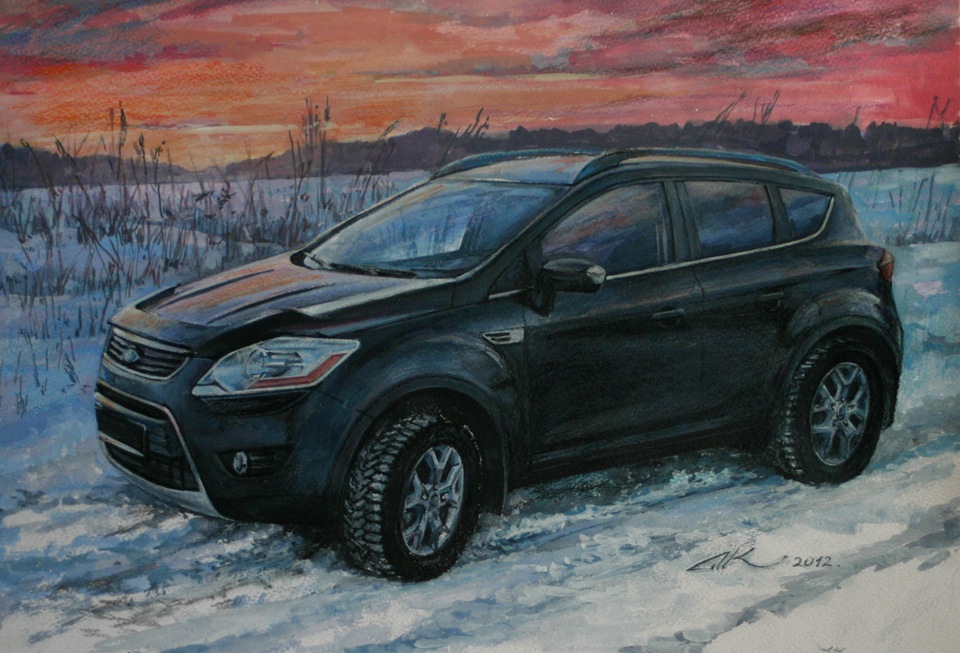 Ford kuga рисунок