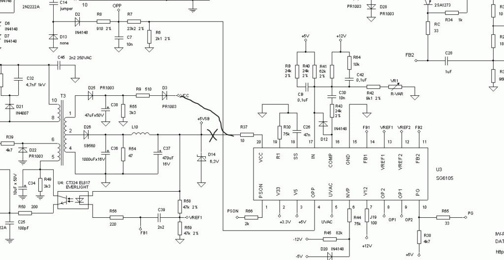 Бп на sd6109 схема