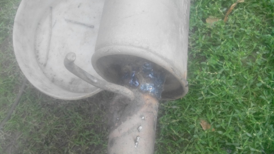 прогорел глушитель — Peugeot 405, 1,9 л, 1992 года | своими руками | DRIVE2