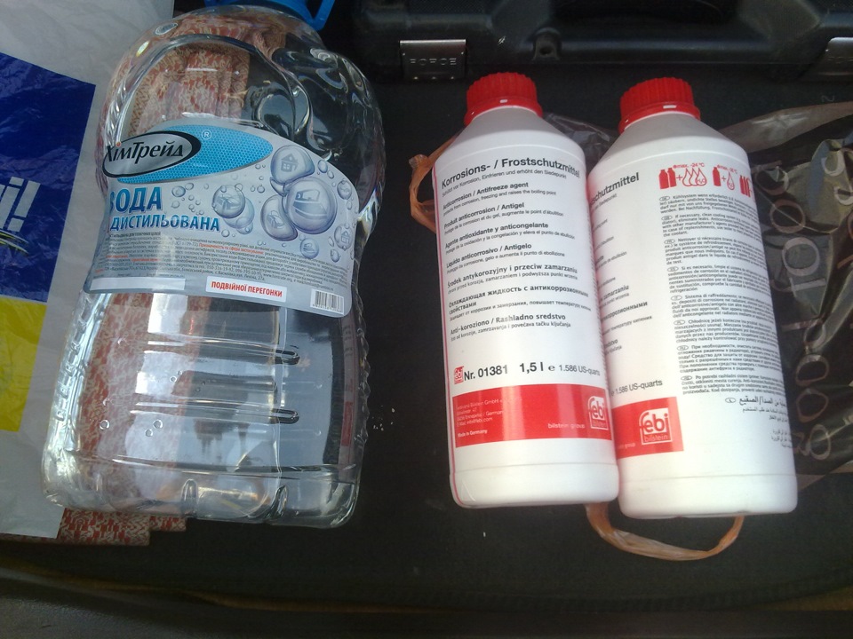 Замена охлаждайки и жидкости гидрача — Mazda 323 V, 1,5 л, 1998 года ...