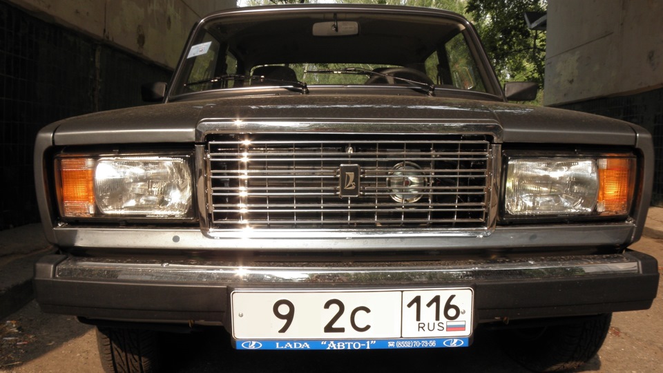 LADA 21074 1.6 бензиновый 2010 | Серо-зеленый металлик на DRIVE2