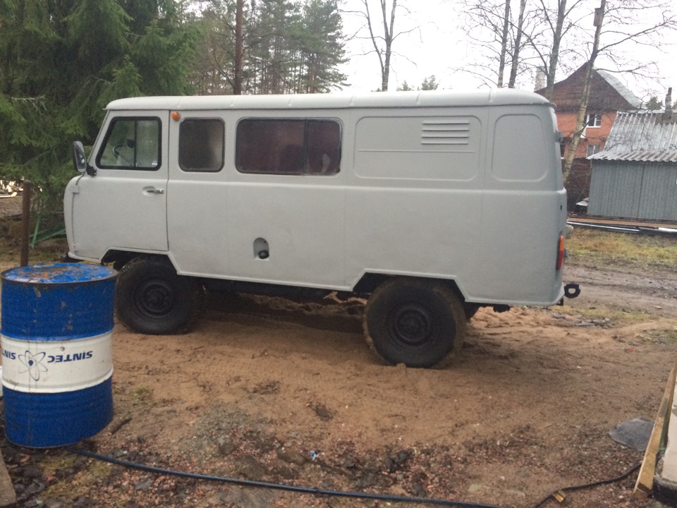 Переезд в гараж, внутренняя отделка буханки — УАЗ 3909, 3,2 л, 2006 ...