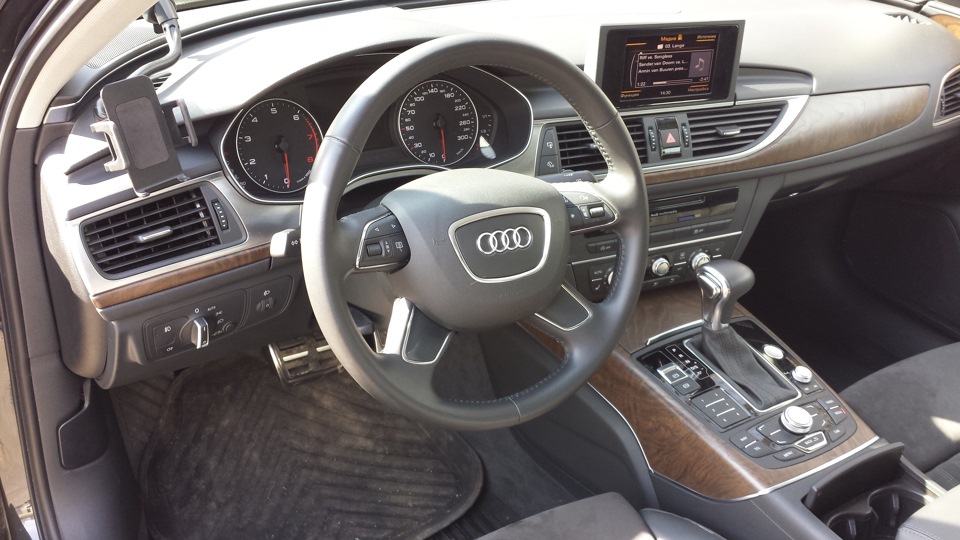 Как снять руль audi a6 c7