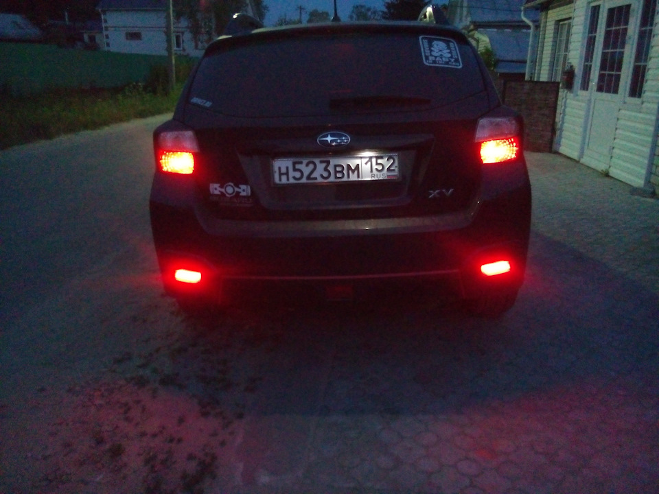 Дополнительные габариты/стоп сигналы. — Subaru XV (1G), 2 л, 2014 года ...