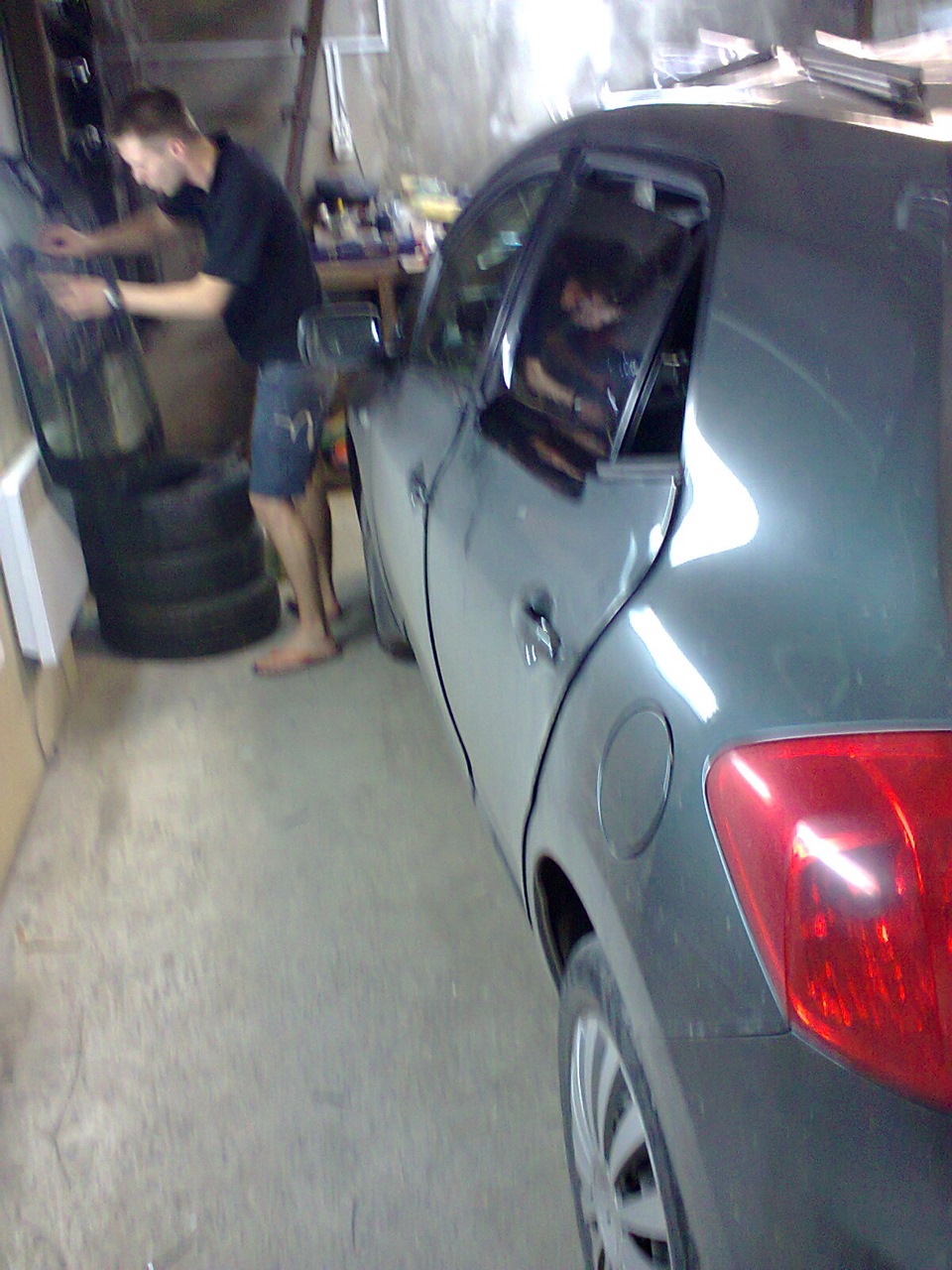 тонировочка куда без нее! — Toyota Auris (1G), 1,6 л, 2007 года ...