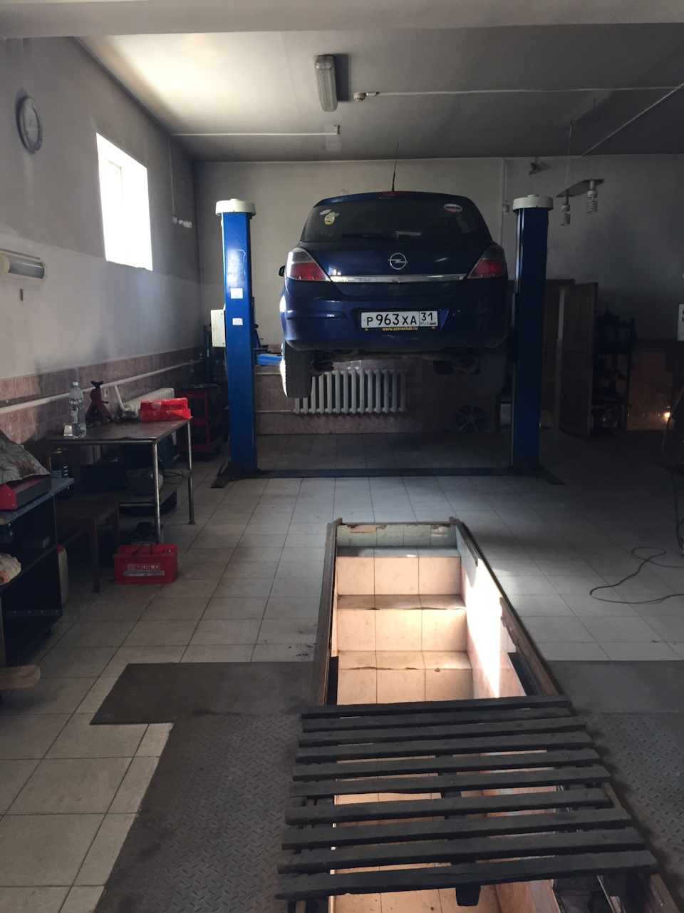 Замена стоек стабилизатора — Opel Astra H, 1,3 л, 2008 года | визит на ...