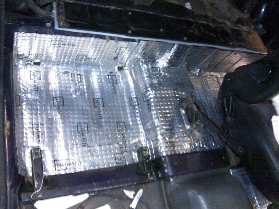 виброшумоизоляция — Lada 4x4 3D, 1,7 л, 2004 года | своими руками | DRIVE2