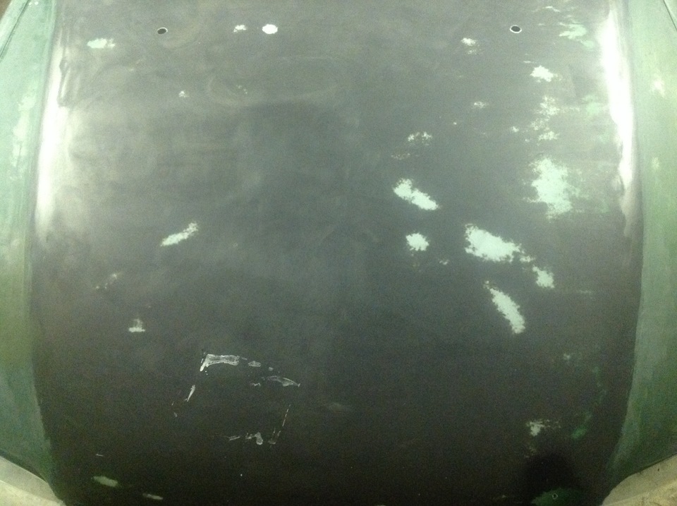 Подготовка к покраске капота) — Opel Vectra B, 1,8 л, 1997 года ...