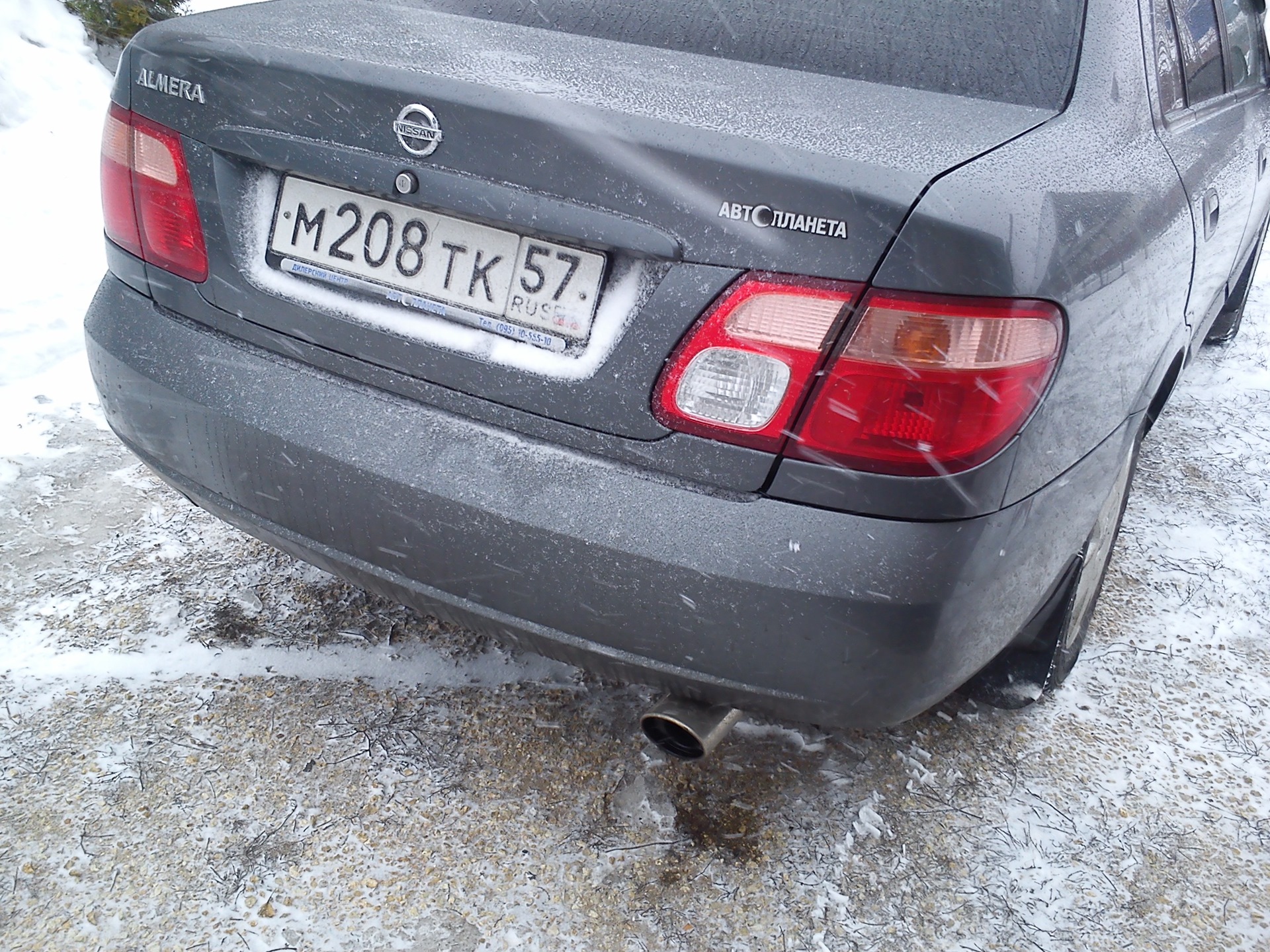 глушитель nissan almera n16