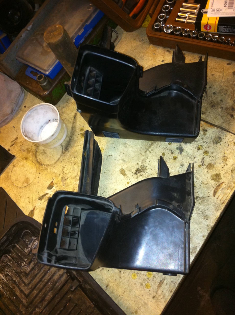 Обдув ног задних пассажиров. — Volkswagen Golf Mk2, 1,6 л, 1987 года ...