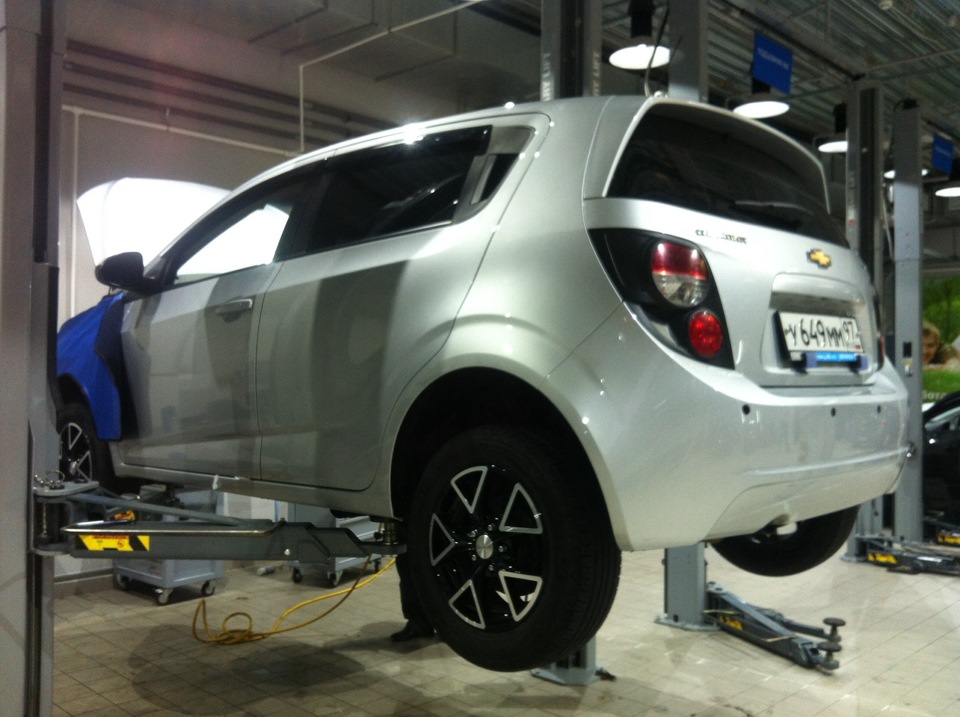 60 000 — Chevrolet Aveo 5-door (2G), 1,6 л, 2012 года | плановое ТО ...