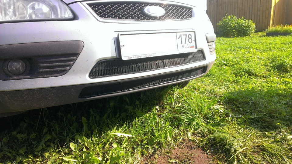 Сетка в бампер — Ford Focus Sedan II, 1,6 л, 2006 года | тюнинг | DRIVE2