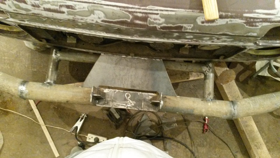 самодельный силовой бампер передний — Lada 4x4 3D, 2010 года | тюнинг ...