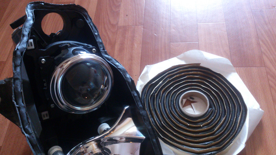 Переделка штатных галогеновых фар — Volkswagen Passat Variant (B6), 2 л ...