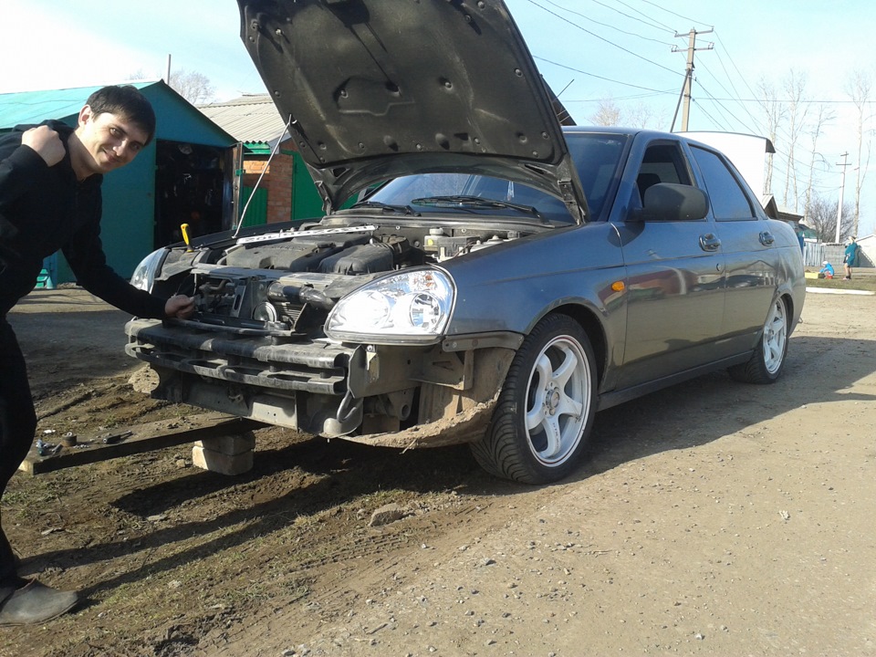 ПНЕВМО гудок:))) — Lada Приора седан, 1,6 л, 2012 года | покатушки | DRIVE2