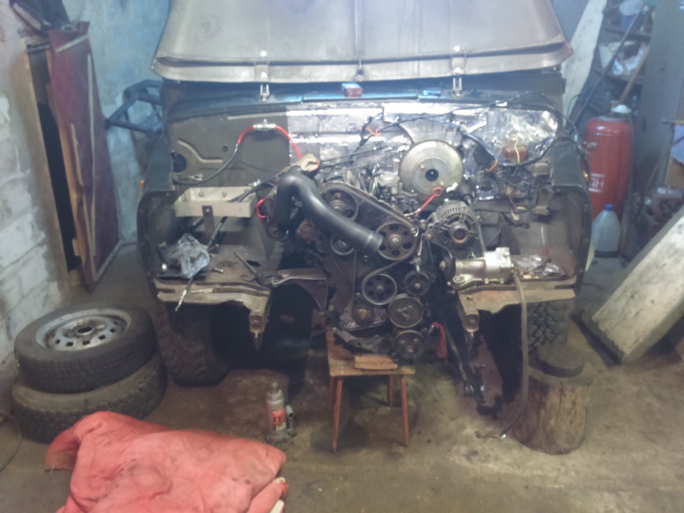 Установка дизеля. — ЛуАЗ 969, 1,9 л, 1990 года | своими руками | DRIVE2