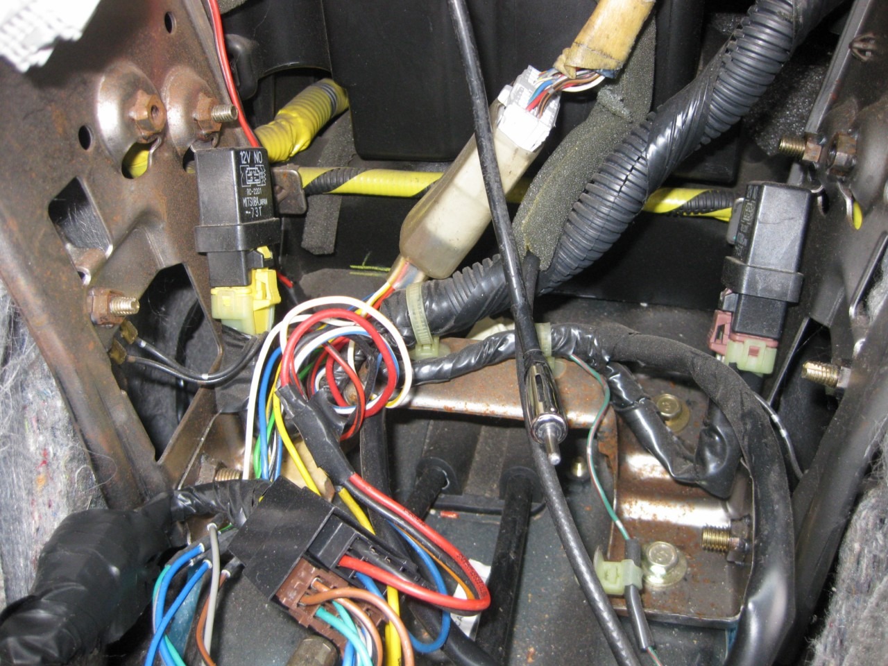 Разборка торпеды и приборки — Honda Accord Coupe (5G), 2,2 л, 1997 года ...