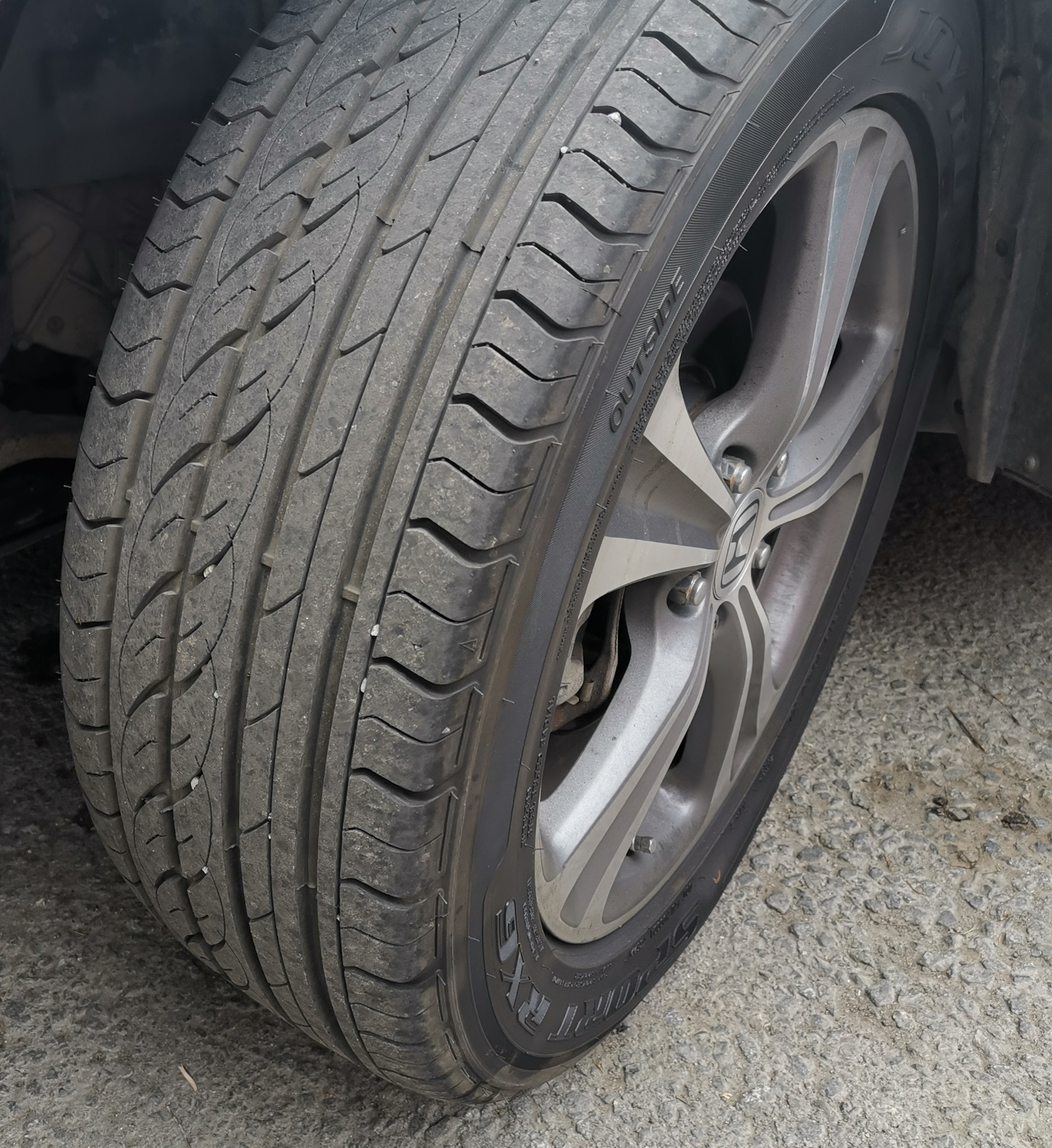 1.5 месяца на Joyroad Sport RX6 104V XL. — Honda Crosstour, 2,4 л, 2013 ...