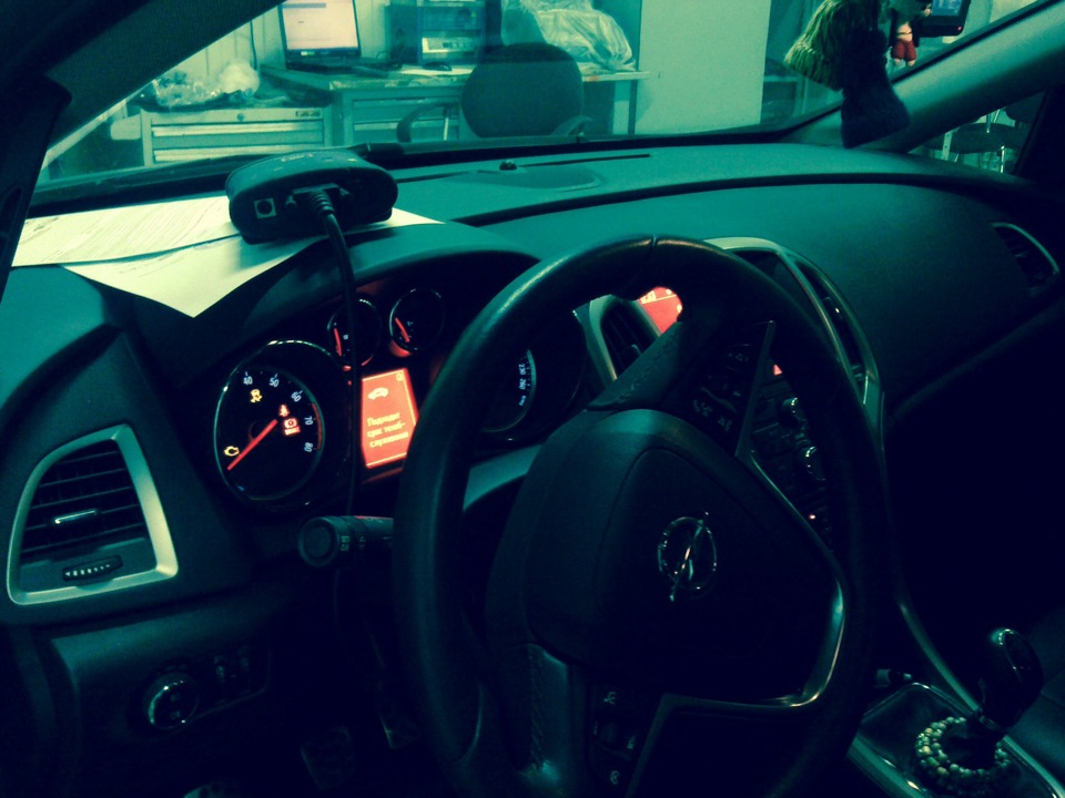 Подключение и прошивка мультируля — Opel Astra J, 1,6 л, 2012 года ...