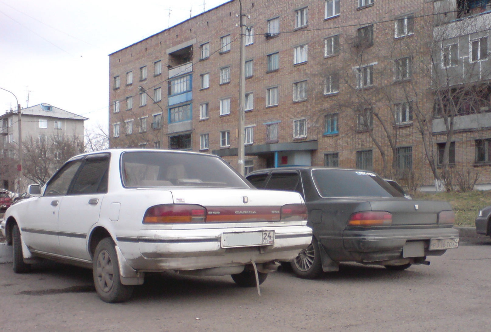 We cut off the excess  - Toyota Carina 20 L 1991