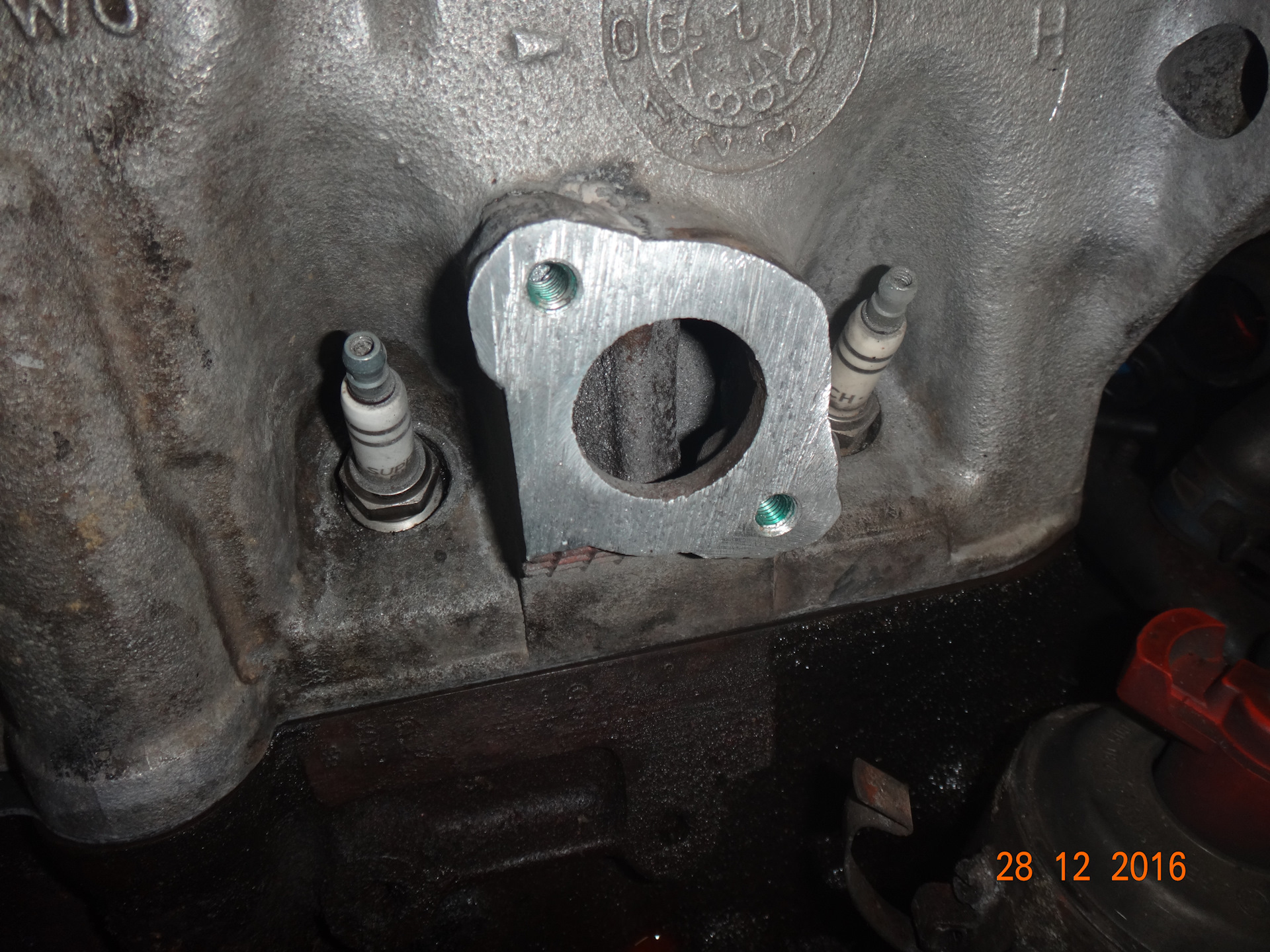 течь прокладки(колечка)фланца системы охлаждения на гбц. — Volkswagen ...