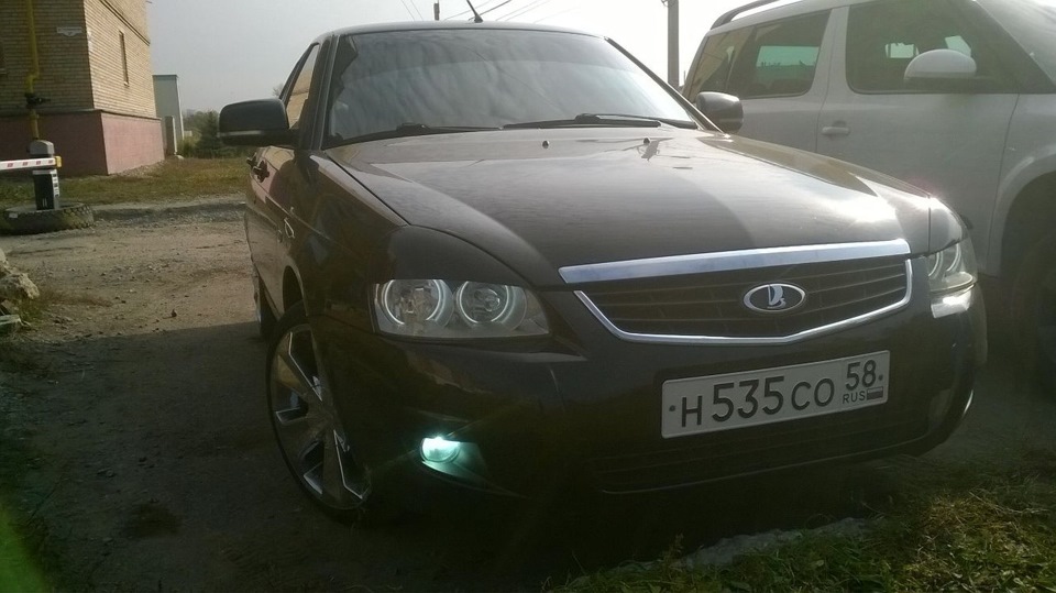 Ангельские глазки — Lada Приора хэтчбек, 1,6 л, 2011 года | электроника ...